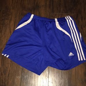 adidas blue shorts